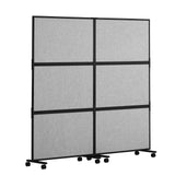 VEVOR Acoustic Room Divider Partition Panel Privacy Screen 2 Pack Light Gray - Extra Image