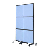VEVOR Acoustic Room Divider Partition Panel Privacy Screen 2 Pack Indigo Blue