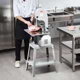 VEVOR 1800W Commercial Electric Meat Bandsaw Stainless Steel Bone Sawing Machine - Low Angle