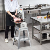 VEVOR 850W Commercial Electric Meat Bandsaw Stainless Steel Bone Sawing Machine - Low Angle