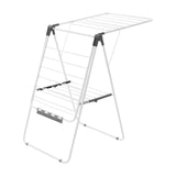 VEVOR 2-Tier Foldable Clothes Drying Rack with Sock Clips & 21 Drying Rods White - Extra Image