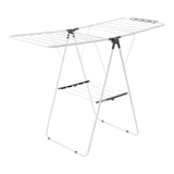 VEVOR 2-Tier Foldable Clothes Drying Rack with Sock Clips & 21 Drying Rods White - Extra Image