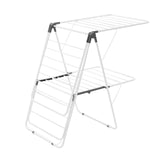 VEVOR 2-Tier Foldable Clothes Drying Rack with Sock Clips & 31 Drying Rods White - Extra Image