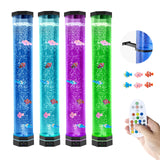 VEVOR Bubble Tube Lamp 16 Color 80 cm Sensory Aquarium Lamp for Relief Calming