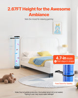 VEVOR Bubble Tube Lamp 16 Color 80 cm Sensory Aquarium Lamp for Relief Calming