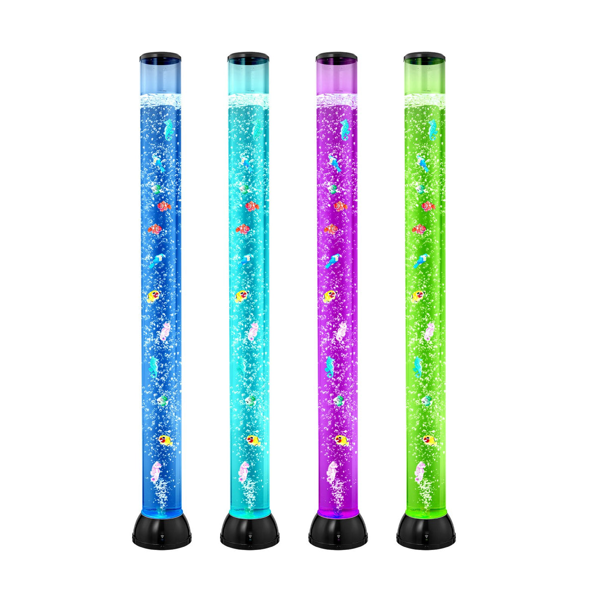 VEVOR Bubble Tube Lamp 16 Color 1.2 m Sensory Aquarium Lamp for Relief Calming