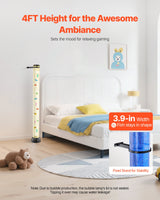 VEVOR Bubble Tube Lamp 16 Color 1.2 m Sensory Aquarium Lamp for Relief Calming