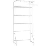 VEVOR Over Washer and Dryer Storage Shelf Single Row 3 Tiers Washer Rack White - Extra Image