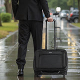 VEVOR Rolling Laptop Bag 39.62 cm Wheeled Computer Bag for Women & Men Black