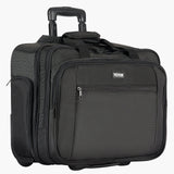 VEVOR Rolling Laptop Bag 43.94 cm Wheeled Computer Bag for Women & Men Black