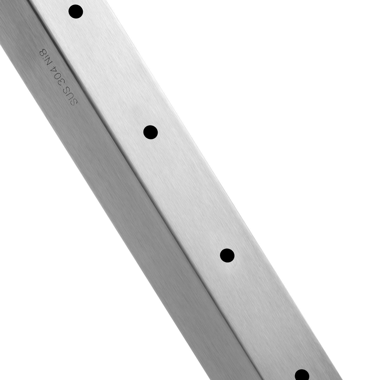 VEVOR Cable Railing Post Level Deck Stair Post 36 x 0.98 x 1.97" Cable Handrail Post Stainless Steel Wire Drawing Deck Railing Pre-Drilled Pickets with Mounting Bracket Stair Railing Kit Silver, 91.4*2.5*5cm
