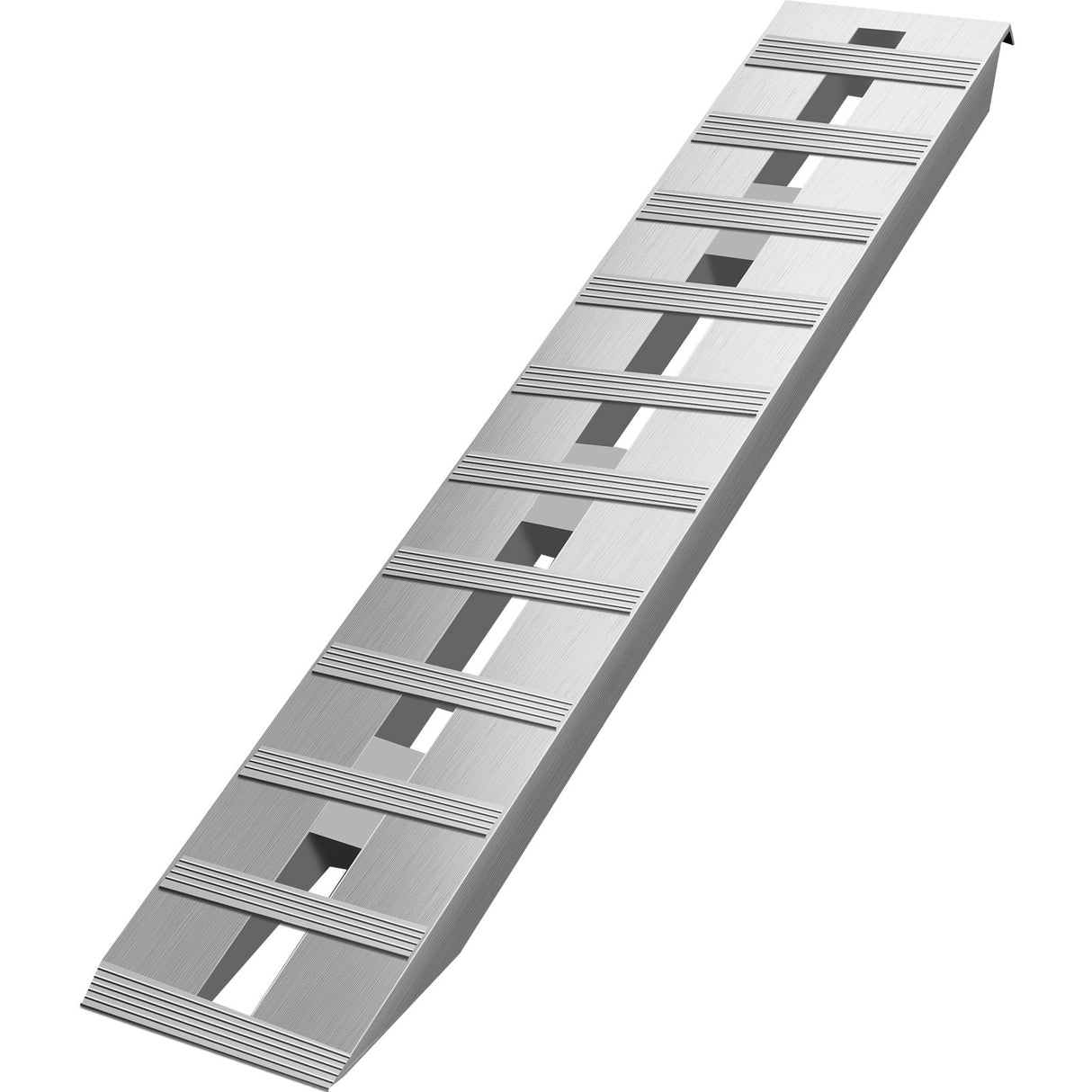 VEVOR 60' X 12' X 2.5'Aluminum Trailer Ramps 6000LBS Total Beavertail Hook End 1 Pair 2 Ramps