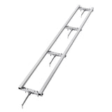 VEVOR Rail Mill Guide System, 9 ft Milling Guide, 4 Crossbar Kits Chainsaw Mill Rail Guide, Aluminum Adjustable Saw Mill Rail System Work with