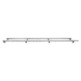 VEVOR Rail Mill Guide System, 9 ft Milling Guide, 4 Crossbar Kits Chainsaw Mill Rail Guide, Aluminum Adjustable Saw Mill Rail System Work with
