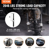 VEVOR Coil Spring Compressor Tool, 2 pcs Heavy Duty Macpherson Strut Spring Compressor Set, 2646 lbs Strut Spring Compressor with Safety Bracket and Carrying Case, for Car Truck ATV UTV - Front View