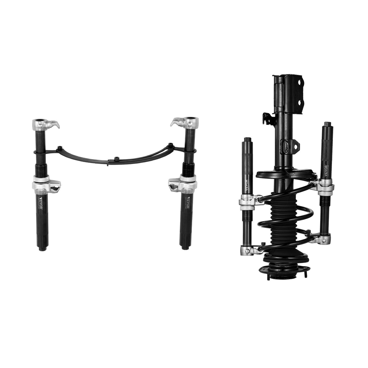 VEVOR Coil Spring Compressor Tool, 2 pcs Heavy Duty Macpherson Strut Spring Compressor Set, 2646 lbs Strut Spring Compressor with Safety Bracket and Carrying Case, for Car Truck ATV UTV