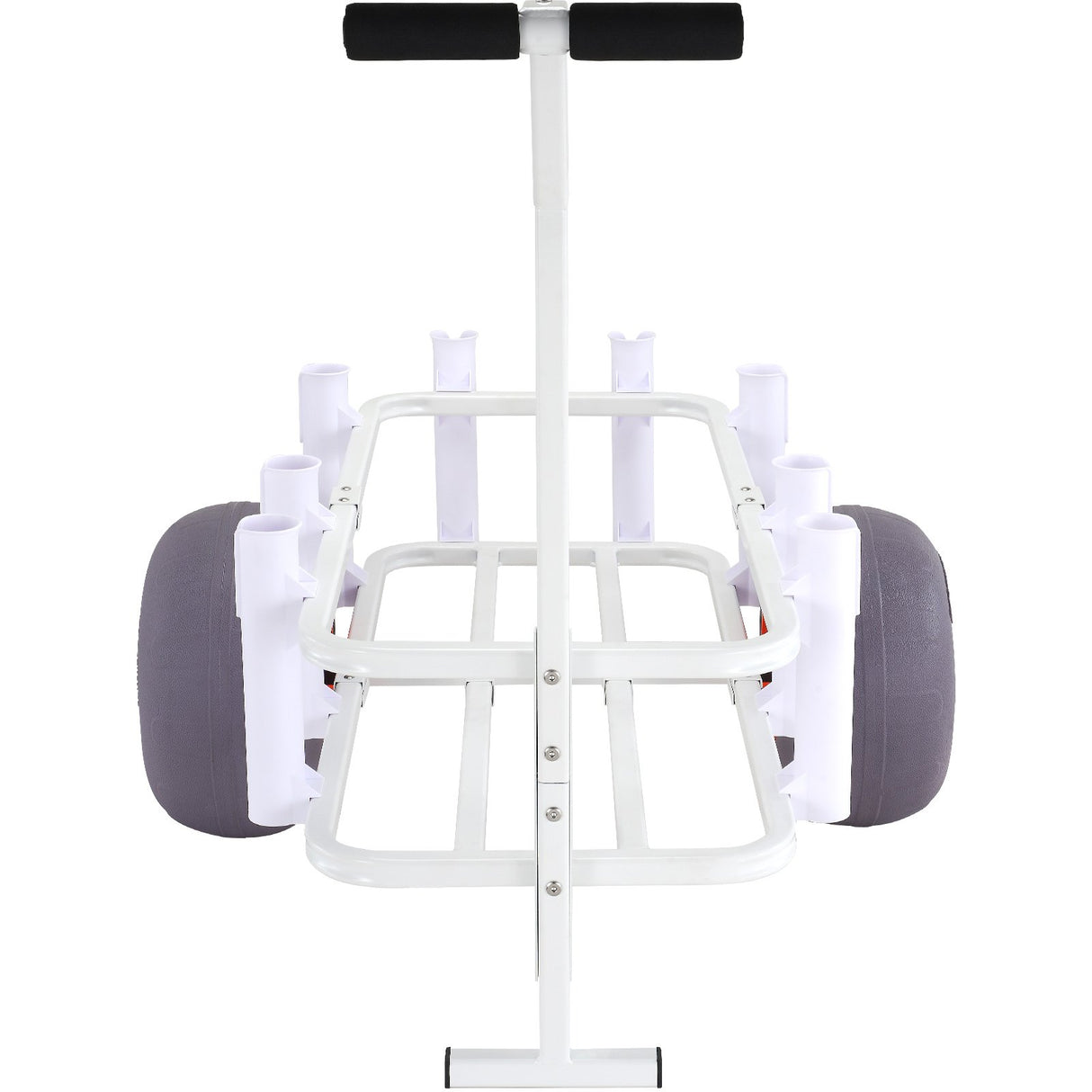 VEVOR Beach Fishing Cart, 136 kg Load Capacity, Fish and Marine Cart with Two 330 mm Big Wheels PU Balloon Tires for Sand, Heavy-Duty Aluminum Pier
