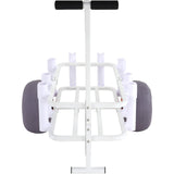 VEVOR Beach Fishing Cart, 136 kg Load Capacity, Fish and Marine Cart with Two 330 mm Big Wheels PU Balloon Tires for Sand, Heavy-Duty Aluminum Pier