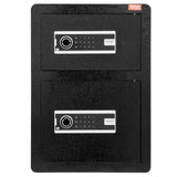 VEVOR Double Door 3.5 cu.ft Safe Box with Key Lock Password Fireproof Bag Black - Extra Image