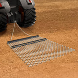 VEVOR Drag Harrow 4 x 5 ft Chain Harrow Lawn Rake ATV UTV Tractor Attachments - Low Angle