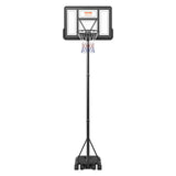 VEVOR Basketball Hoop, 4-10 ft Adjustable Height Portable Backboard System, 44 inch Basketball Hoop & Goal, Kids & Adults Basketball Set with Wheels, Stand, and Fillable Base, for Outdoor/Indoor - Extra Image