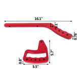 VEVOR Hand Grips Front Rear Compatible with 2007-2017 Jeep Wrangler JK New
