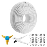 PEX-AL-PEX Tube, 300M, 16 mm Diameter Aluminum-Plastic Composite Pipe Oxygen Barrier Radiant Floor PEX Pipe, 2 mm Thickness Radiant Heat Floor Plumbing Inner Aluminum Layer PEX Tubing Pipe