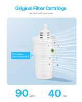 VEVOR Pitcher Water Filters 3-pack Replacements for Water Filter Pitcher 6216 - Front View