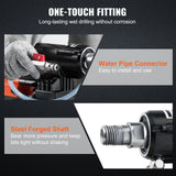 VEVOR Diamond Core Drilling Machine, 8in Wet&Dry Concrete Core Drill Rig with Stand, 750RPM Speed & 1-1/4" 5/8" Thread & Lifting Handle, 8in Drilling