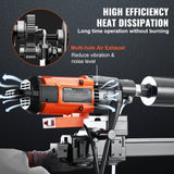 VEVOR Diamond Core Drilling Machine, 10in Wet Concrete Core Drill Rig with Stand Wheels, 750RPM Speed & 1-1/4