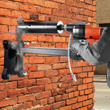 VEVOR Diamond Core Drilling Machine, 10in Wet Concrete Core Drill Rig with Stand Wheels, 750RPM Speed & 1-1/4" Thread & Lifting Handle, 10in Drilling