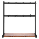 VEVOR Coffee Mug Holder for Countertop 16 Hooks Cup Rack with Wood Storage Base - Extra Image