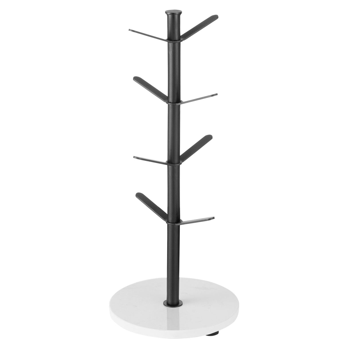 VEVOR Mug Holder Tree with Marble Base 8 Hooks Cup Tree Rack for Counter Kitchen