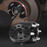VEVOR 1.5" 6"x5.3" Wheel Spacers Wheel Adapters 6 Lug Forged Spacer 4 PCS Black