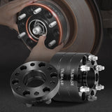 VEVOR 1.5" 6"x5" Wheel Spacers Wheel Adapters 6 Lug Forged Spacer 4 PCS Black