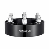 VEVOR 2" 6"x5.5" Wheel Spacers Wheel Adapters 6 Lug Forged Spacer 4 PCS Black
