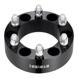VEVOR 2" 6"x5.5" Wheel Spacers Wheel Adapters 6 Lug Forged Spacer 4 PCS Black