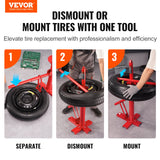 VEVOR Manual Tire Changer, Portable Hand Bead Breaker Mounting Tool for 203 - 406 mm Tires, Compatible with Car Truck Trailer, Tire Mounting Machine for Home Garage Small Auto Shop - Front View