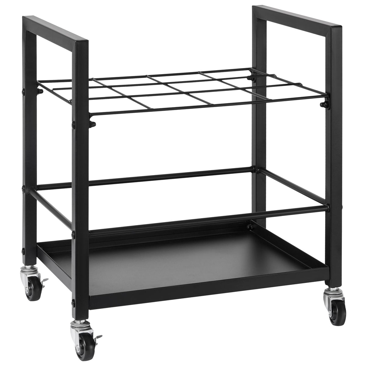 Blueprint Storage Rack, 12 Slots Blueprint Holder with Wheels, Mobile Metal Blueprint Storage Cart for Map Poster Architectural Construction Plan, Roll File Organizer for Home, Office, School