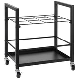Blueprint Storage Rack, 12 Slots Blueprint Holder with Wheels, Mobile Metal Blueprint Storage Cart for Map Poster Architectural Construction Plan, Roll File Organizer for Home, Office, School