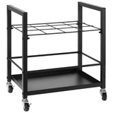 Blueprint Storage Rack, 12 Slots Blueprint Holder with Wheels, Mobile Metal Blueprint Storage Cart for Map Poster Architectural Construction Plan, Roll File Organizer for Home, Office, School