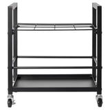 Blueprint Storage Rack, 12 Slots Blueprint Holder with Wheels, Mobile Metal Blueprint Storage Cart for Map Poster Architectural Construction Plan, Roll File Organizer for Home, Office, School - Extra Image