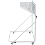 Mobile Blueprint Storage Rack, Plan Holder with 12 Pivot Brackets, Mobile Blueprint Holder Adjustable Height & Length, Poster Display Rack for Office and Home (Rack Only Without Clamps)