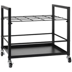 Blueprint Storage Rack, 20 Slots Blueprint Holder with Wheels, Mobile Metal Blueprint Storage Cart for Map Poster Architectural Construction Plan, Roll File Organizer for Home, Office, School
