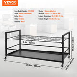 VEVOR Blueprint Storage Rack 50 Slots Mobile Roll File Holder for Architectural - 45-Degree Angle