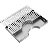 VEVOR Kegerator Beer Drip Tray 304 Stainless Steel Keg Trays with Non-Slip Pads - Extra Image