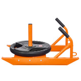 VEVOR Weight Power Pull Push Sled Fitness Strength Speed Training Sled Orange - Extra Image