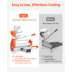 304.8mm Vinyl Floor Cutter, 12mm Thick Laminate Flooring Cutter with Upgraded Labor-Saving Aluminum-Alloy Lever, Telescoping Support Plate, Cuts Certain Engineered Wood, LVT, VCT, SPC, LVP, WPC