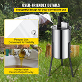 Vevor Brand New Large Two 2  Frame Stainless Steel  Electric Honey Extractor - Rear View