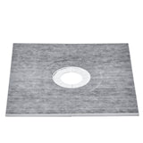 VEVOR Shower Curb Kit, 914x914mm Shower Pan Kit with 160mm Central Drain, Lightweight EPS Shower Installation Kits with 2 Waterproof Cloths, Shower
